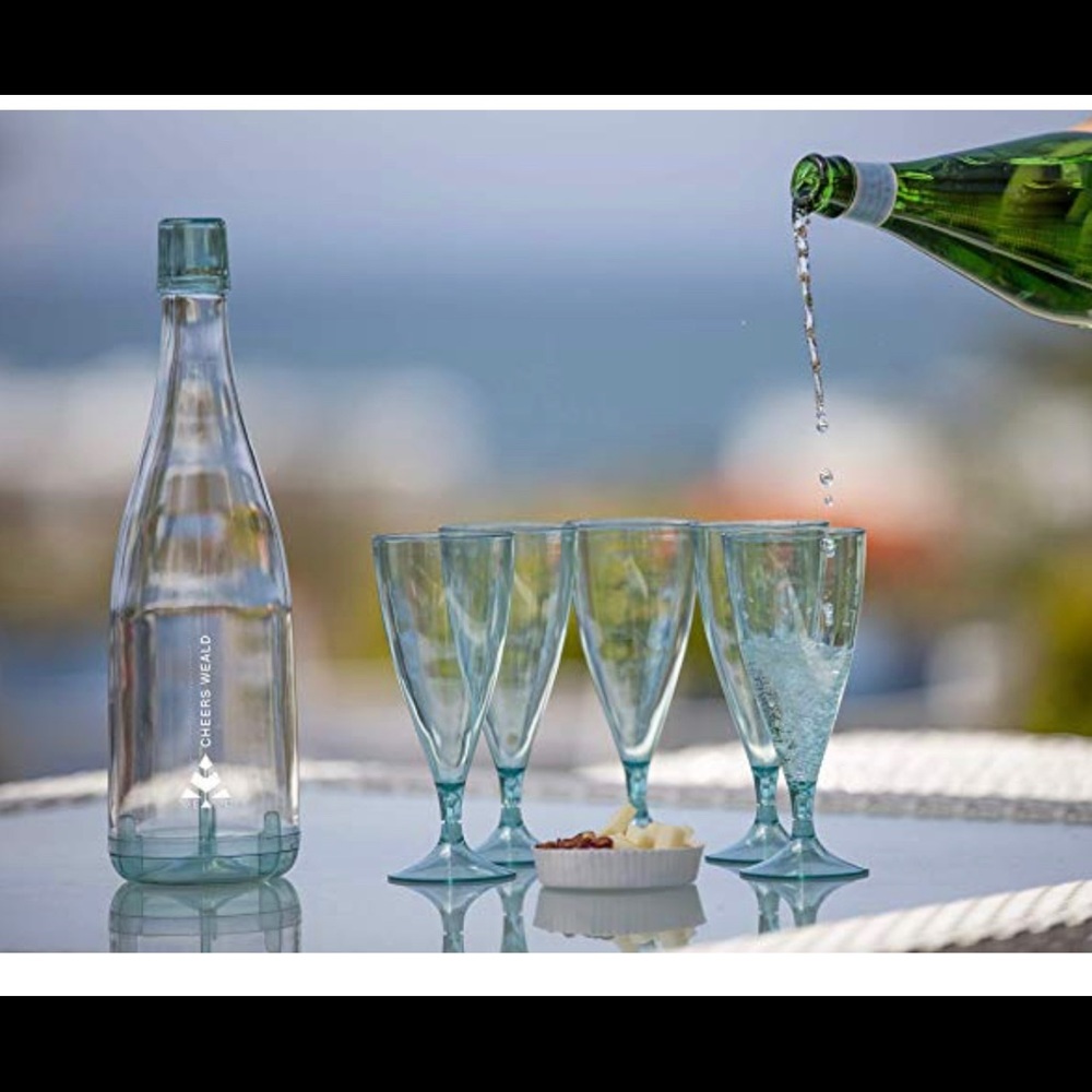 ⭐️ NEW Plastic Wine Glasses Champagne Glasses - Picture 1 of 5